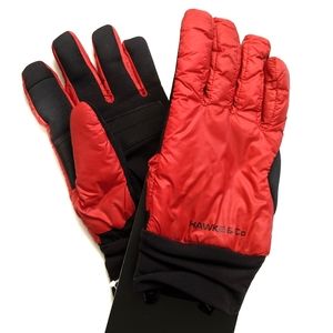 HAWKE & CO Light-Weight Nylon Gloves Red
